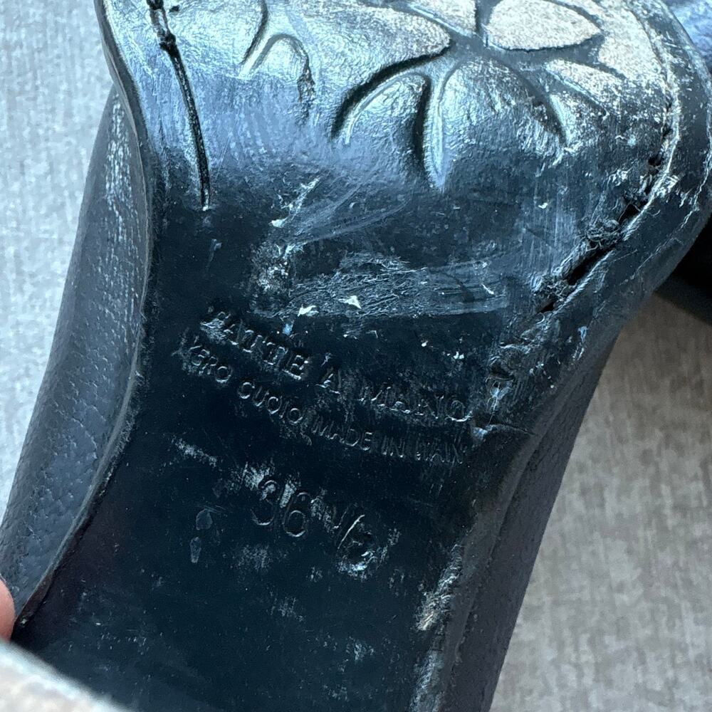 Jo Ghost 3082 Black Leather Ankle Boots - Picture 6 of 7